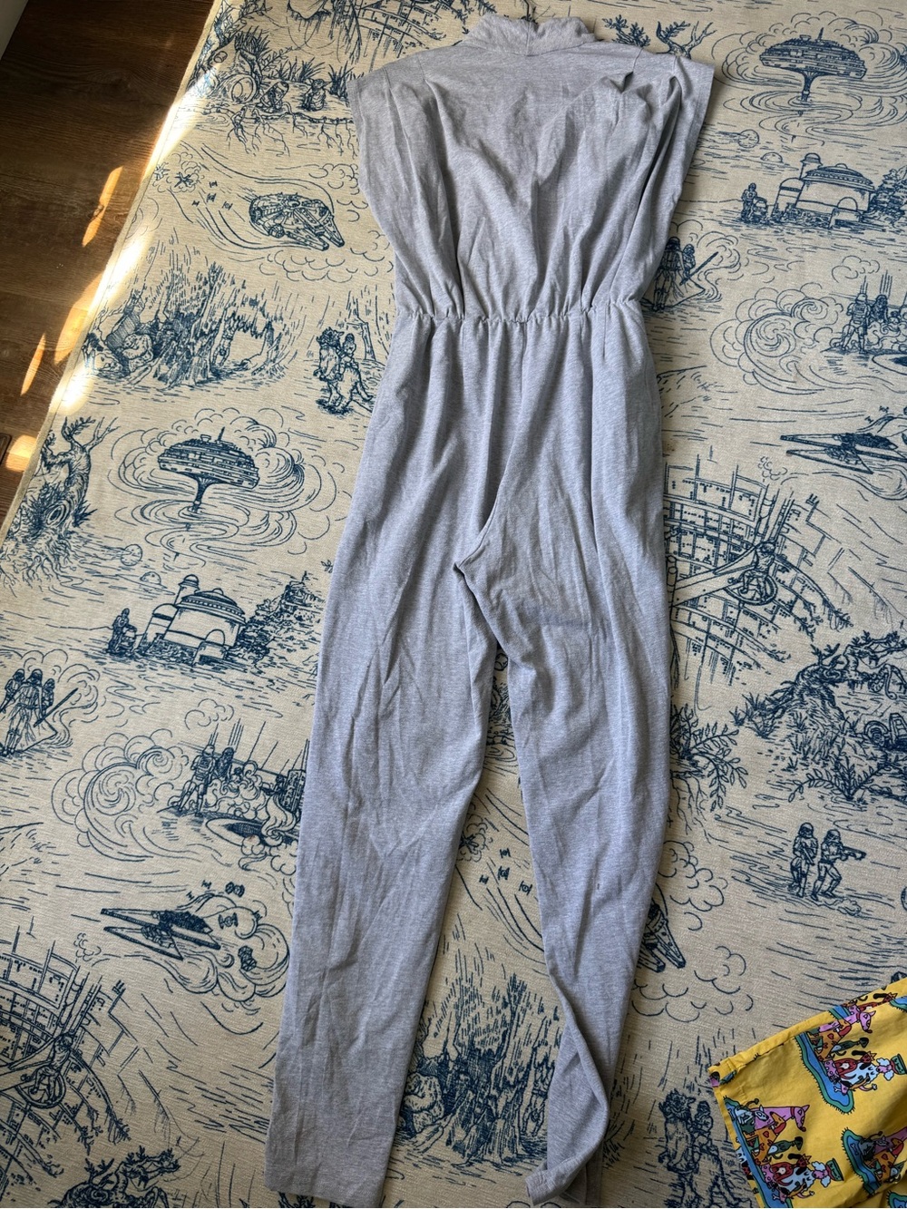 Nooworks Gray Straight-Leg Jumpsuit